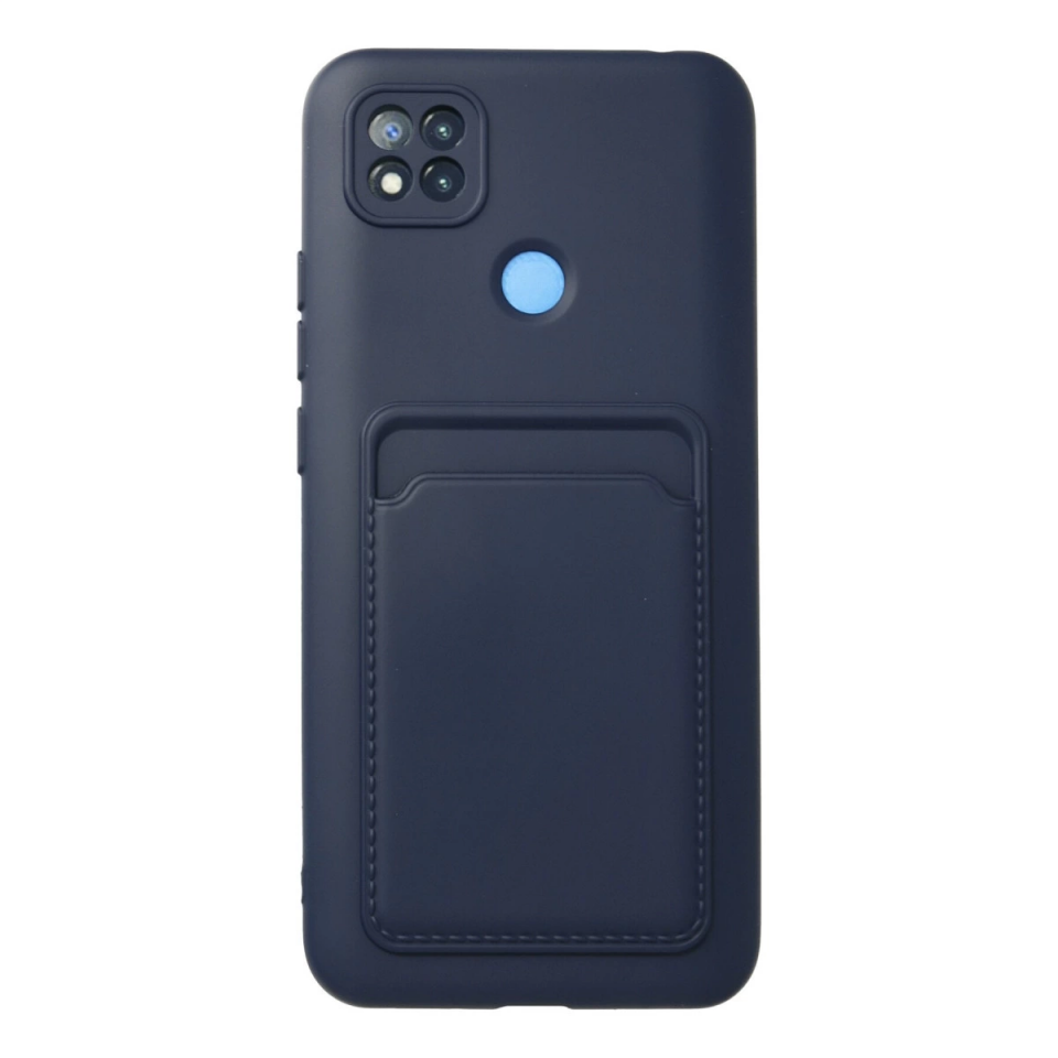 Xiaomi Redmi 9c Kılıf Kelvin Kartvizitli Silikon - Lacivert