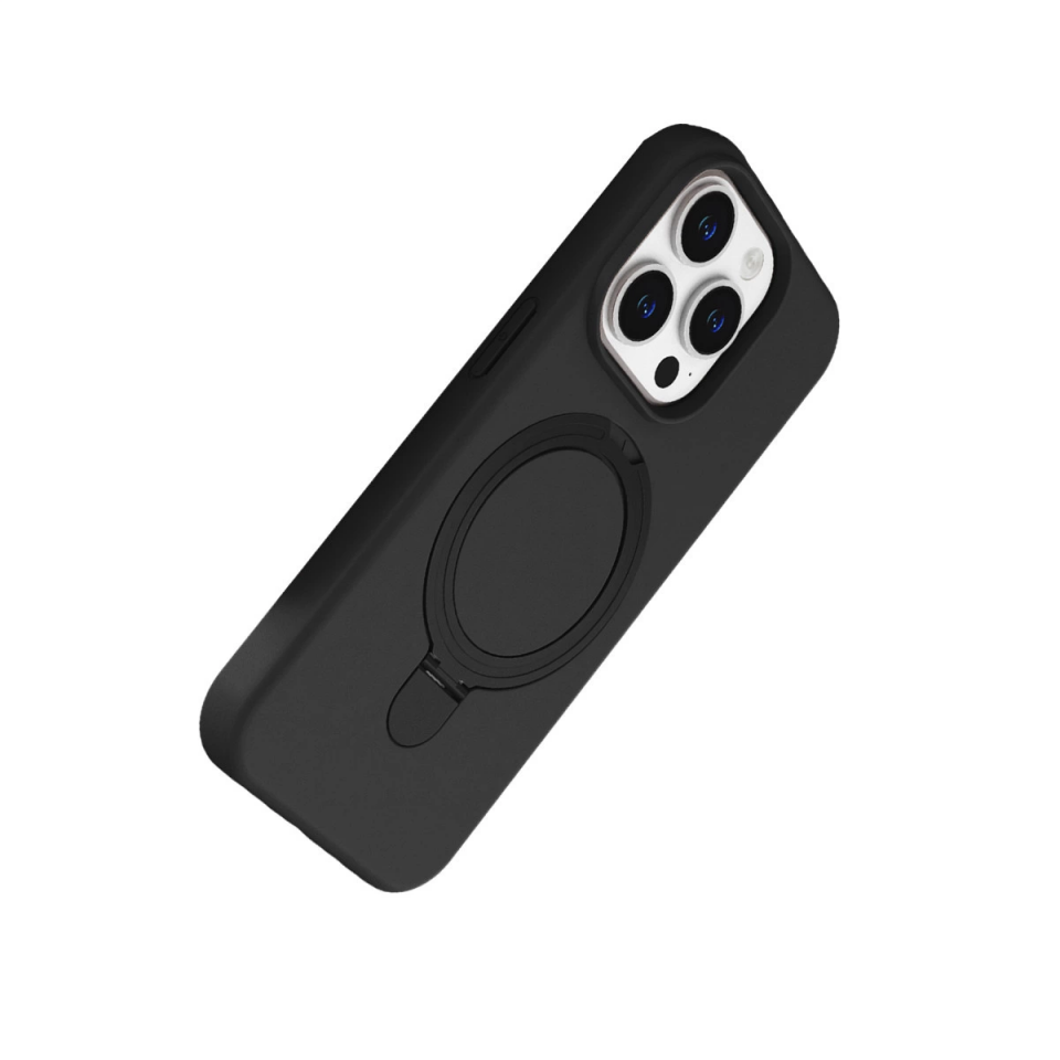 İphone 14 Pro Max Regal Magsafe Standlı Kapak - Siyah