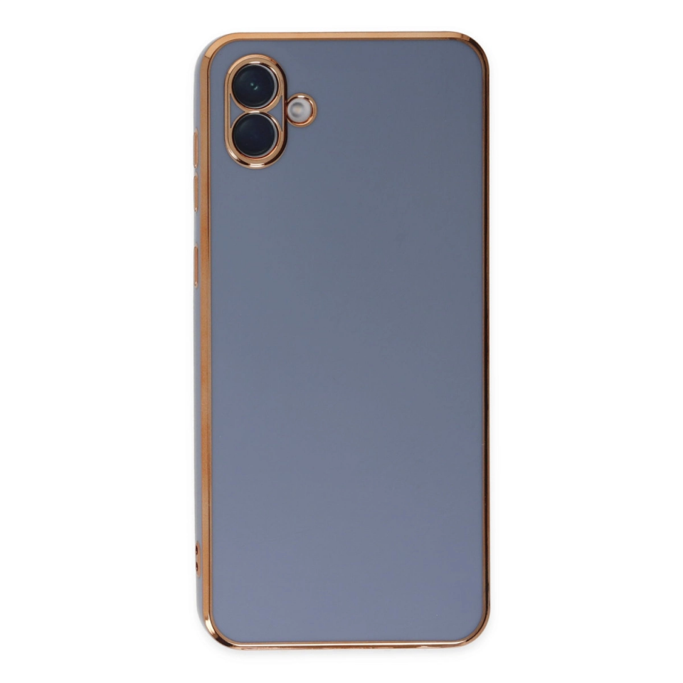 Samsung Galaxy A04 Kılıf Volet Silikon - Mavi