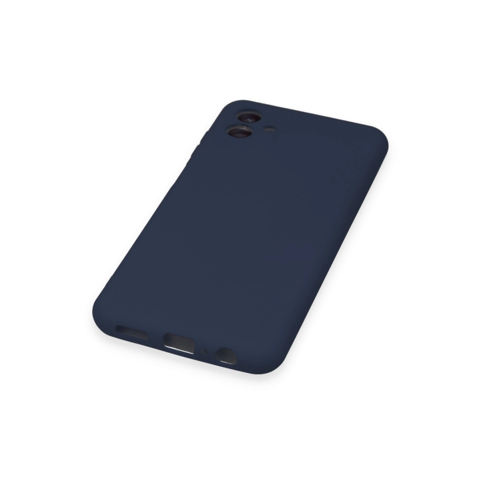 Samsung Galaxy A04 Kılıf Nano İçi Kadife Silikon - Lacivert