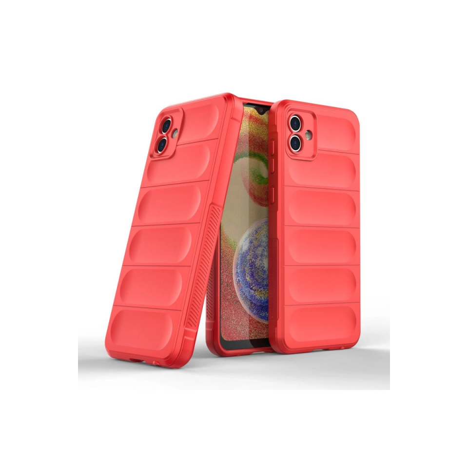 Samsung Galaxy A04 Kılıf Optimum Silikon - Kırmızı