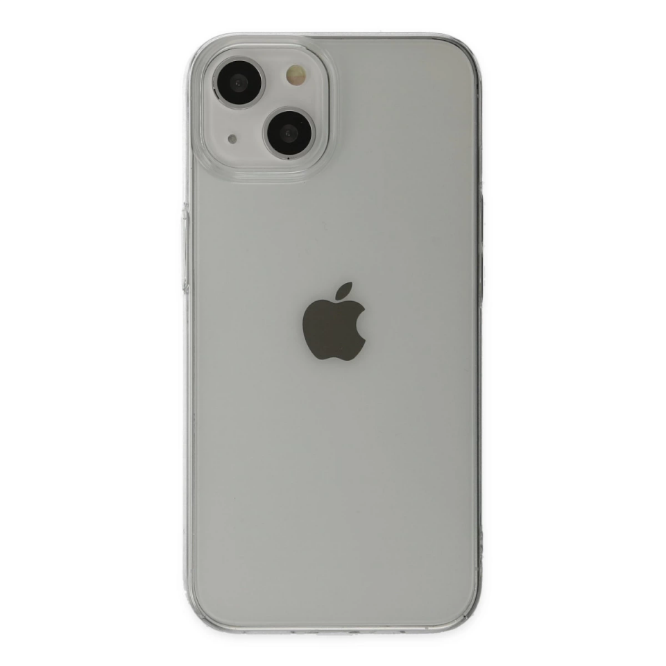 İphone 14 Plus Kılıf Pc Sert Şeffaf Kapak - Şeffaf