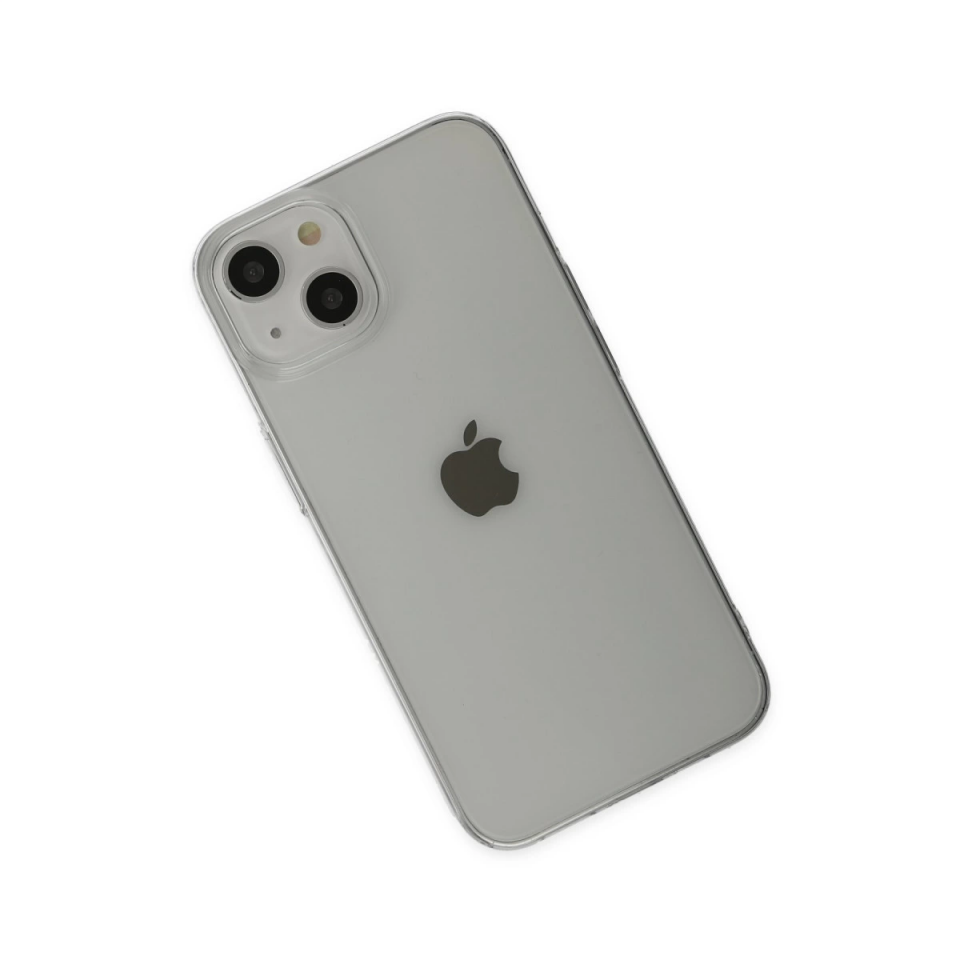 İphone 14 Plus Kılıf Pc Sert Şeffaf Kapak - Şeffaf