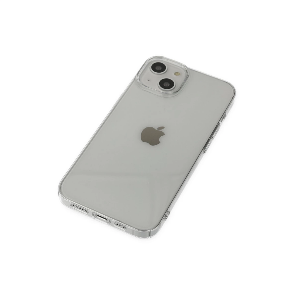İphone 14 Plus Kılıf Pc Sert Şeffaf Kapak - Şeffaf