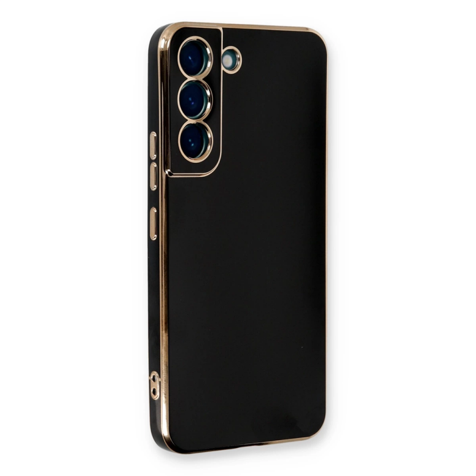 Samsung Galaxy S22 Plus Kılıf Volet Silikon - Siyah