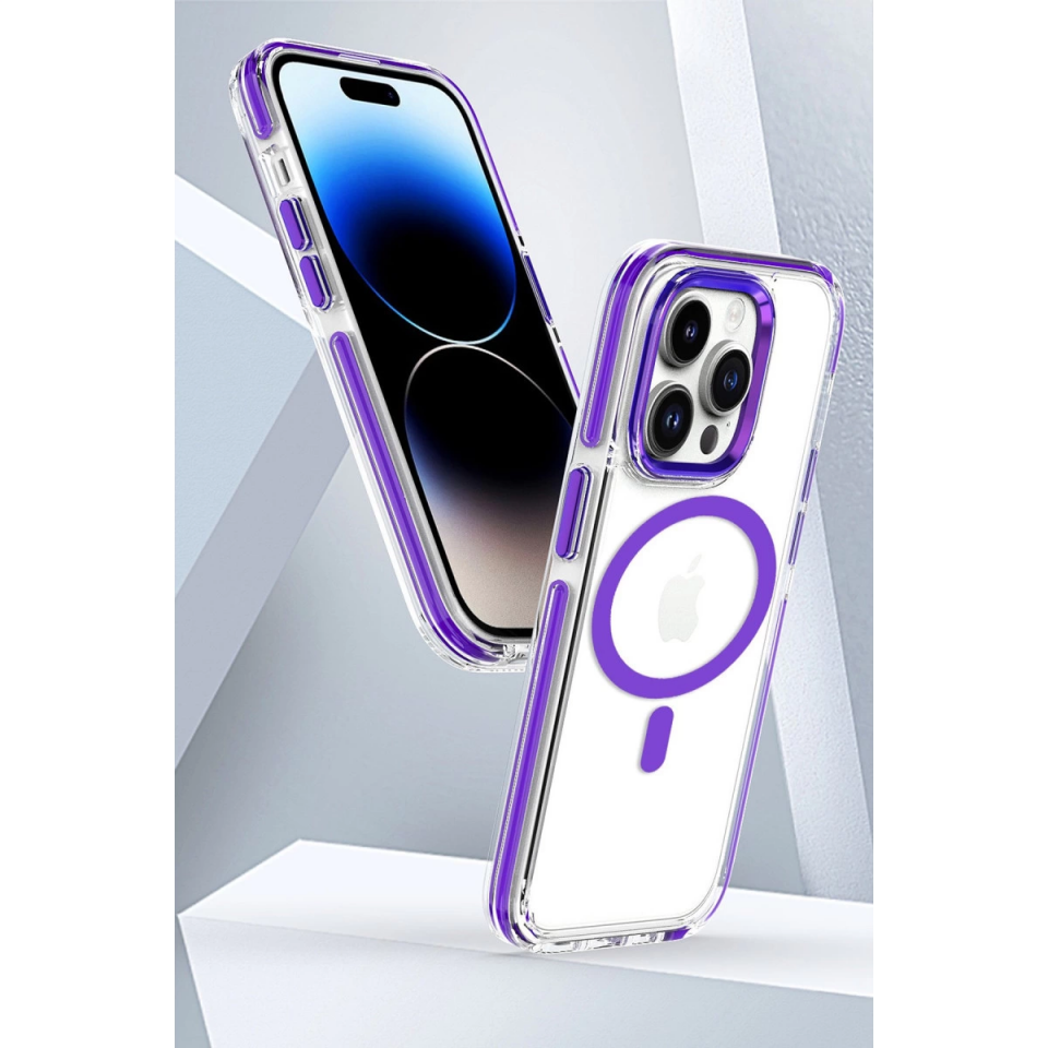 Joko İphone 15 Pro Bella Magsafe Kapak - Mavi