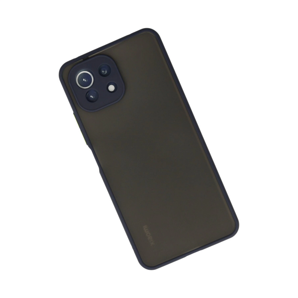 Xiaomi Mi 11 Lite Kılıf Montreal Silikon Kapak - Lacivert