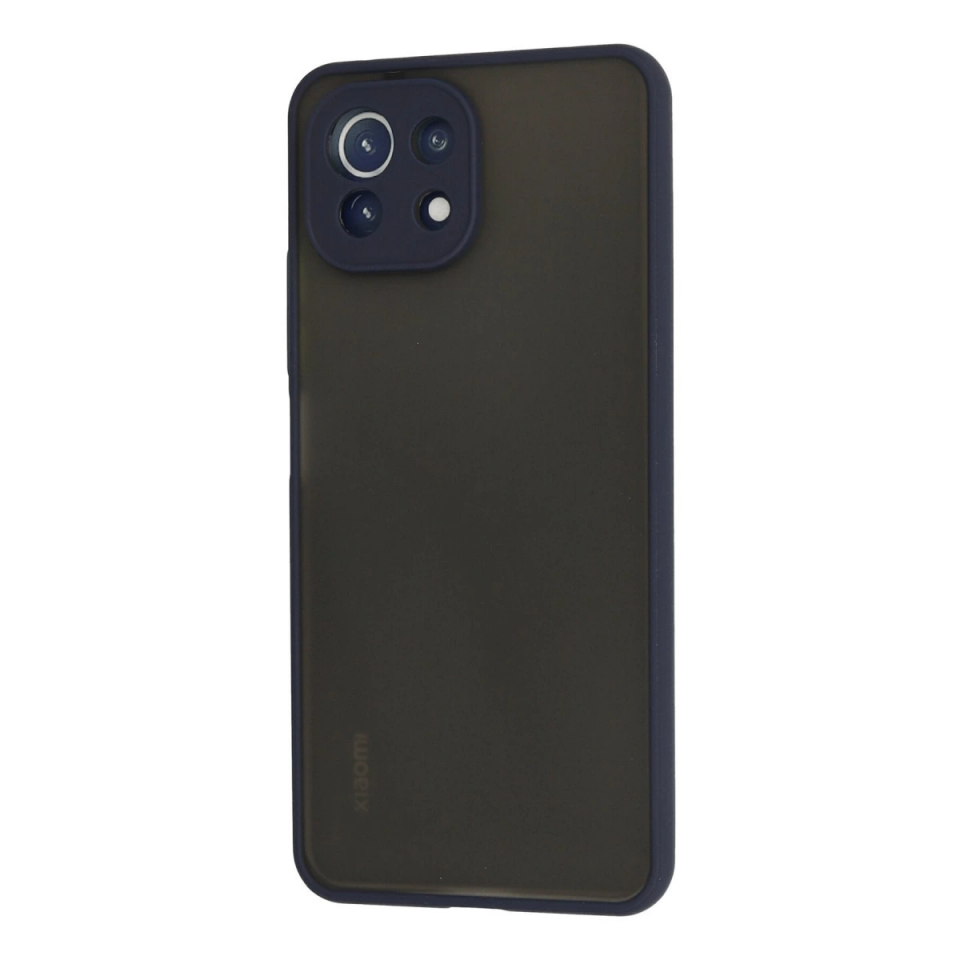 Xiaomi Mi 11 Lite Kılıf Montreal Silikon Kapak - Lacivert