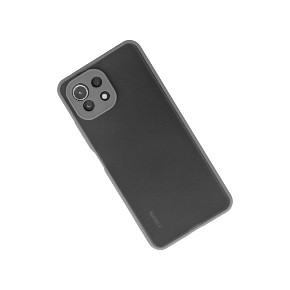 Xiaomi Mi 11 Lite Kılıf Montreal Silikon Kapak - Gri