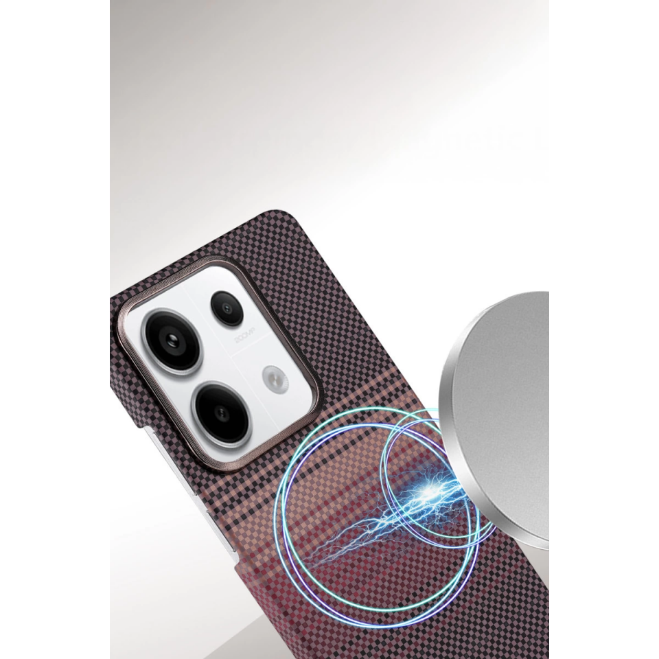 Xiaomi Redmi Note 13 Pro 4g Vega Magsafe Kapak - Çöl Titanyum