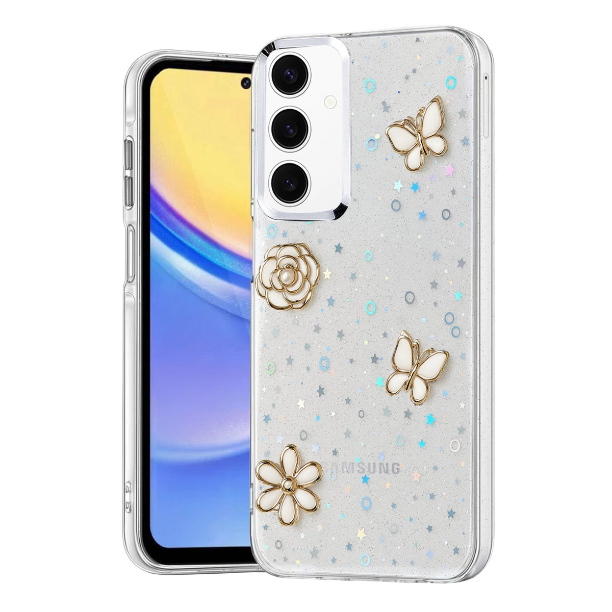 Samsung Galaxy S24 Fe Fiyonk Desenli Kapak - Desen 10
