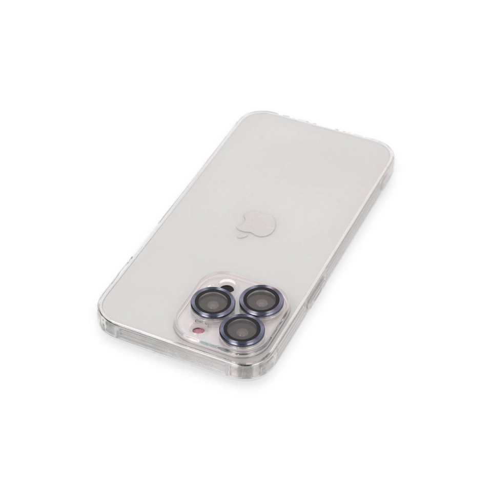 İphone 13 Pro Kılıf Luko Lens Silikon - Sierra Blue