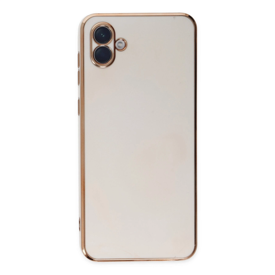 Samsung Galaxy A04 Kılıf Volet Silikon - Beyaz