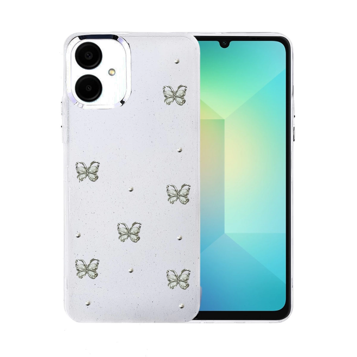 Samsung Galaxy A06 Fiyonk Desenli Kapak - Desen 9