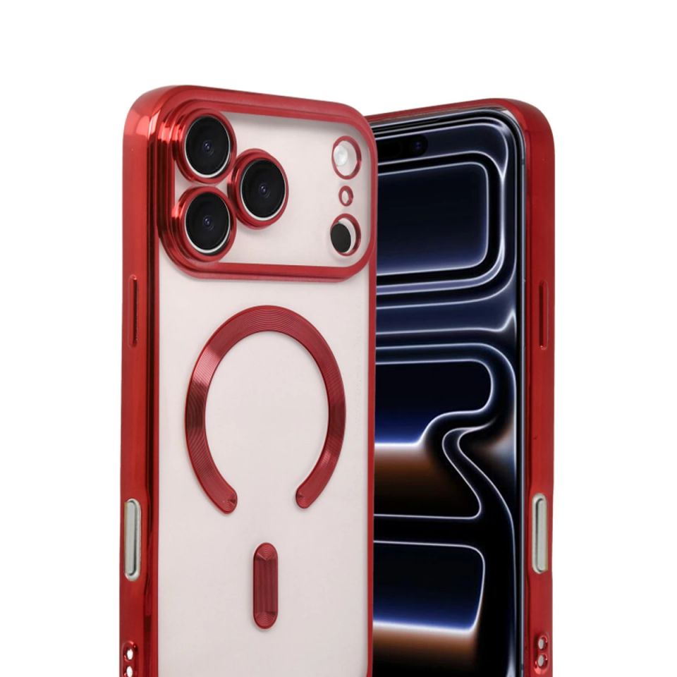 İphone 17 Pro Kross Magneticsafe Kapak - Kırmızı