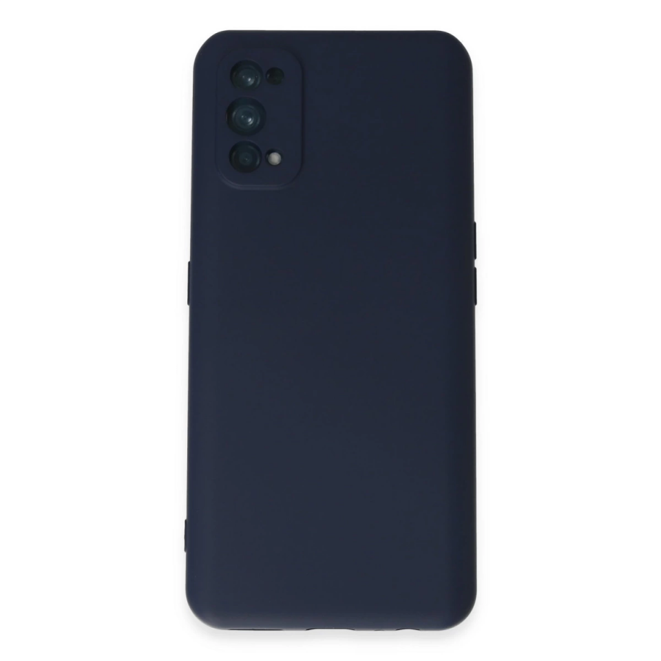 Realme 7 Pro Kılıf Nano İçi Kadife Silikon - Lacivert
