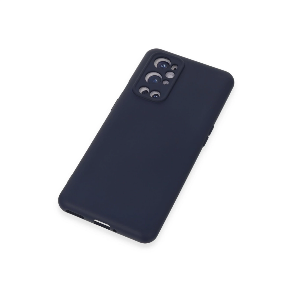 One Plus 9 Pro Kılıf Nano İçi Kadife Silikon - Lacivert