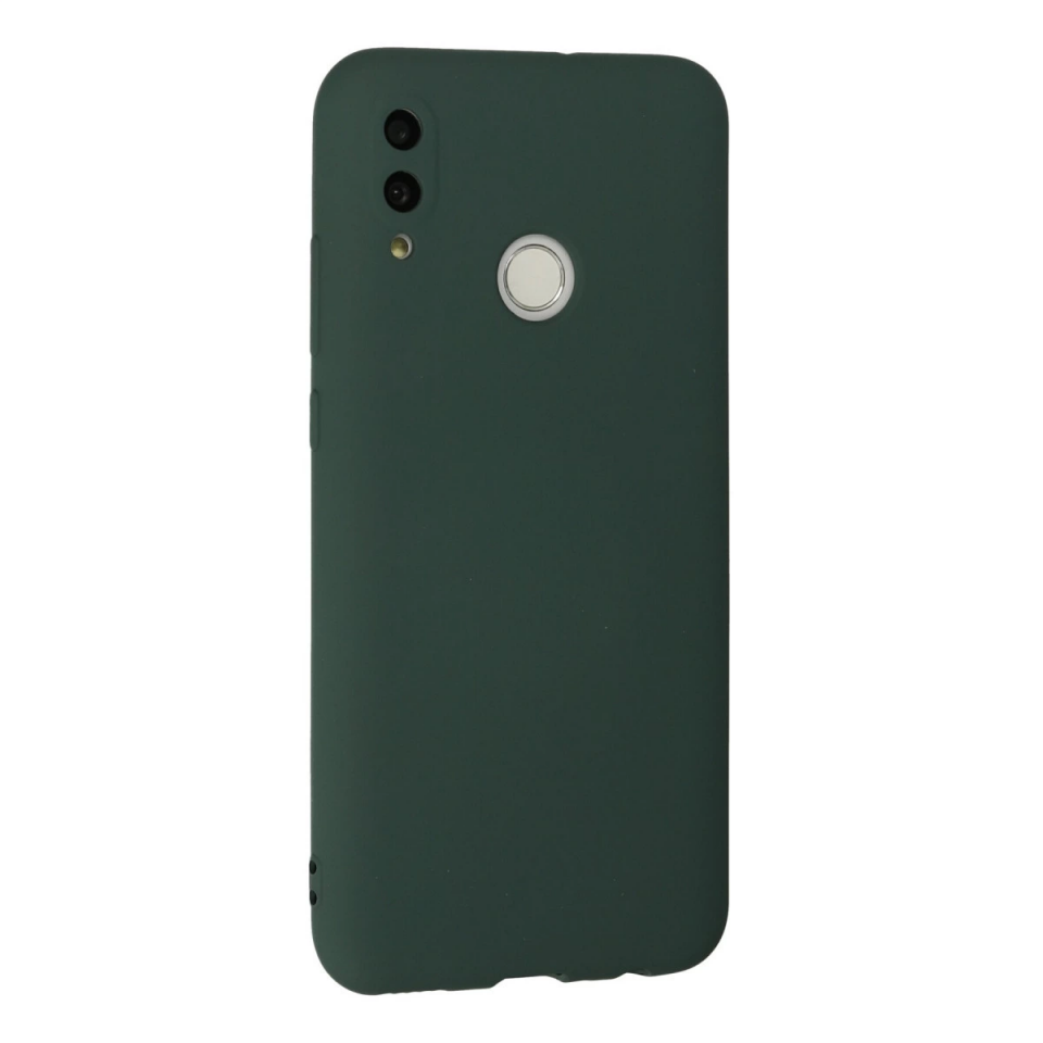 Huawei P Smart 2019 Kılıf Nano İçi Kadife Silikon - Koyu Yeşil