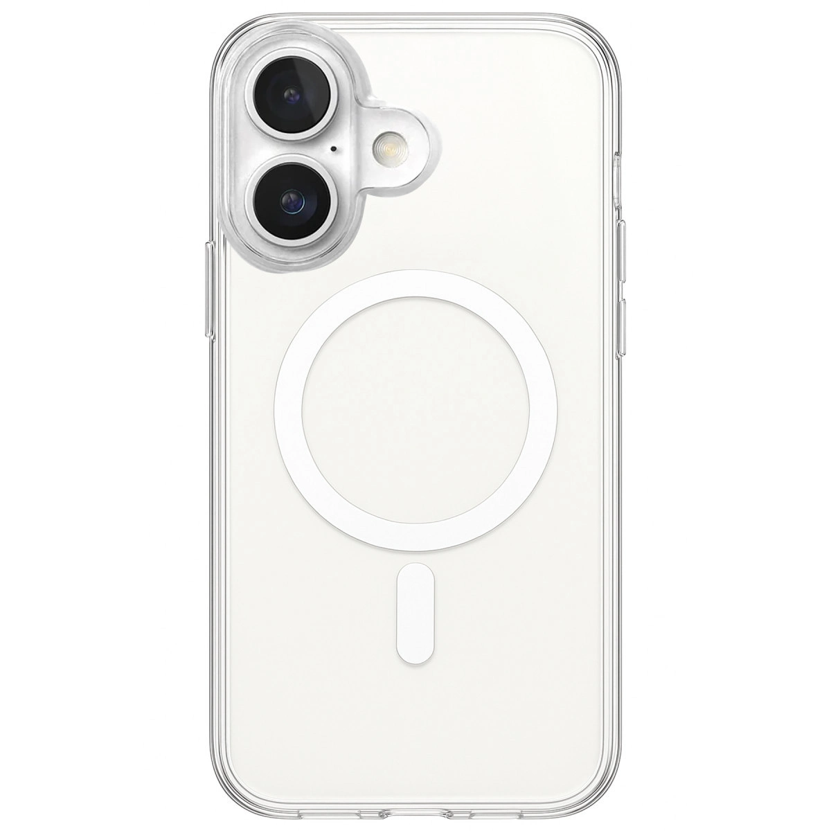 İphone 17 Kılıf Magneticsafe Şeffaf Silikon - Şeffaf