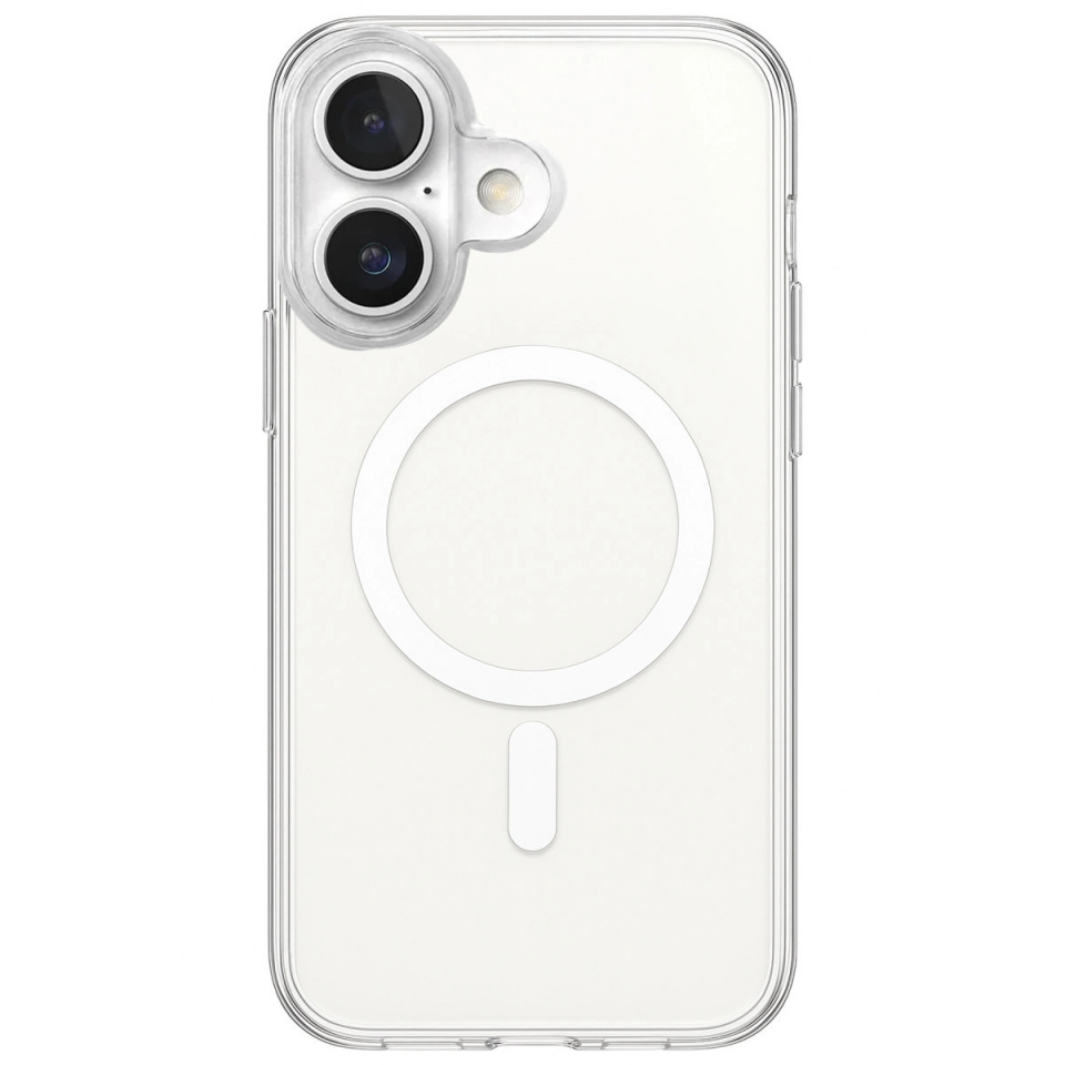 İphone 17 Kılıf Magneticsafe Şeffaf Silikon - Şeffaf