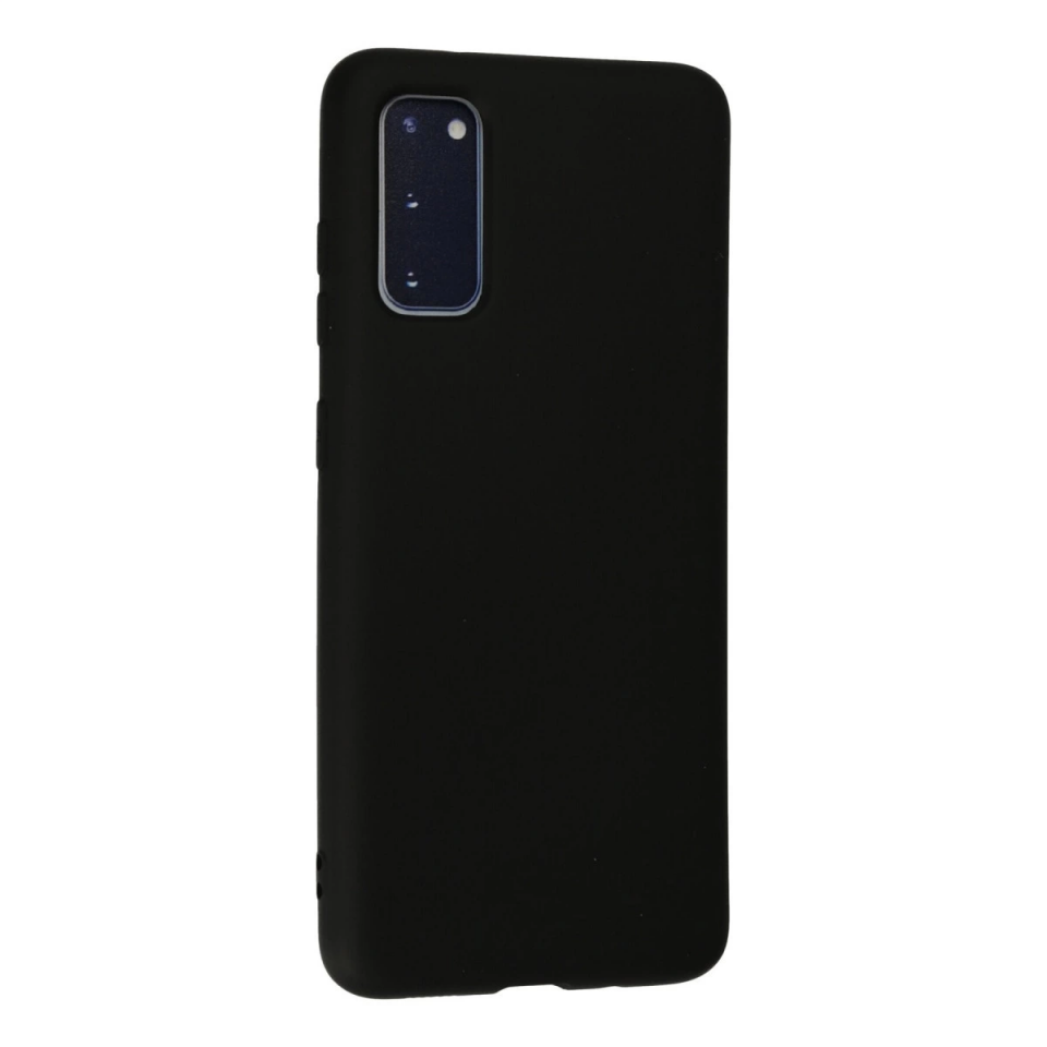 Samsung Galaxy S20 Kılıf Nano İçi Kadife Silikon - Siyah