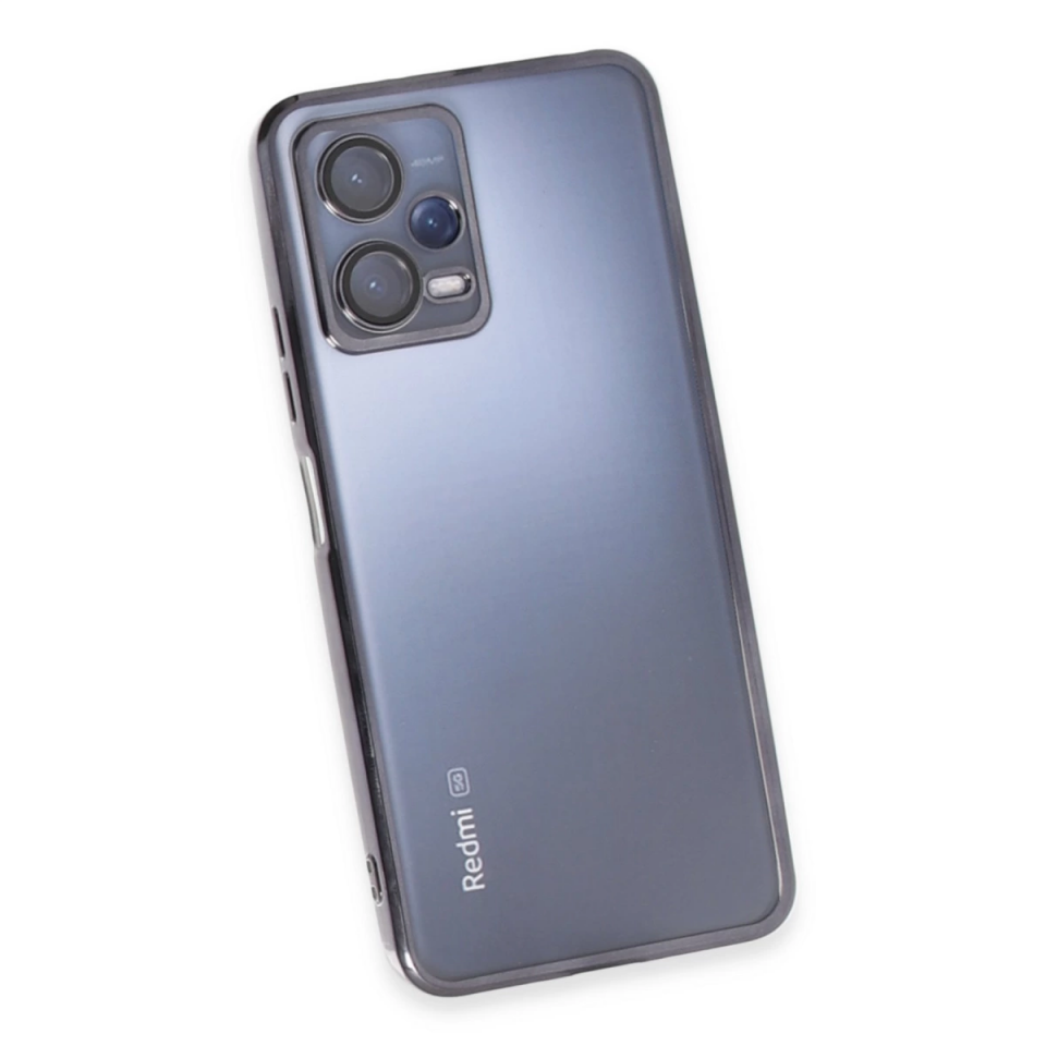 Xiaomi Redmi Note 12 Pro 5g Kılıf Razer Lensli Silikon - Siyah