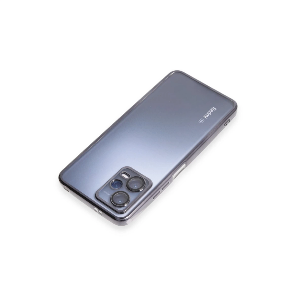 Xiaomi Redmi Note 12 Pro 5g Kılıf Razer Lensli Silikon - Siyah