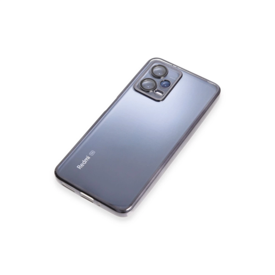 Xiaomi Redmi Note 12 Pro 5g Kılıf Razer Lensli Silikon - Siyah