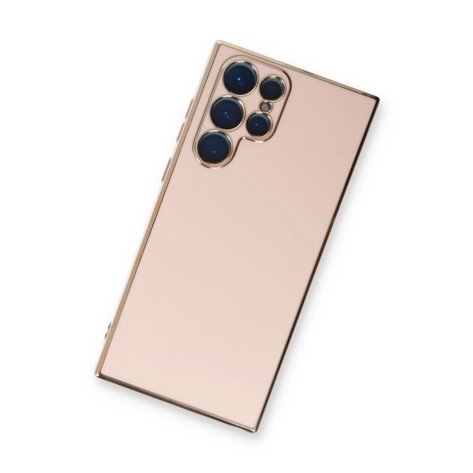 Samsung Galaxy S22 Ultra Kılıf Volet Silikon - Pembe