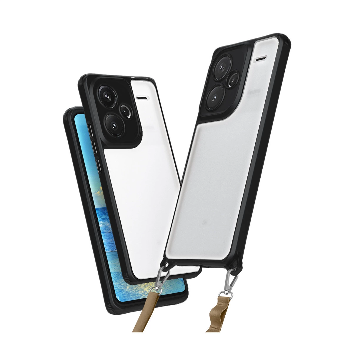 Xiaomi Redmi Note 13 Pro Plus Kılıf Penta Silikon Kılıf - Siyah