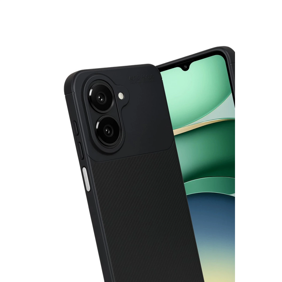 Samsung Galaxy A07 4g Auto Focus Karbon Kapak - Siyah