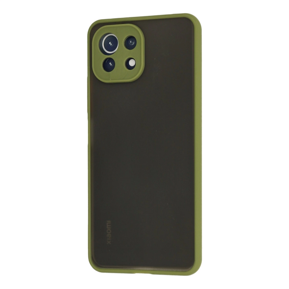 Xiaomi Mi 11 Lite Kılıf Montreal Silikon Kapak - Açık Yeşil