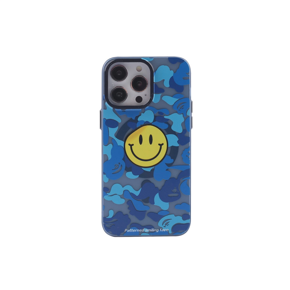 İphone 12 Pro Max Kılıf Apollo Magneticsafe Desenli Kapak - Apollo Mavi - 1