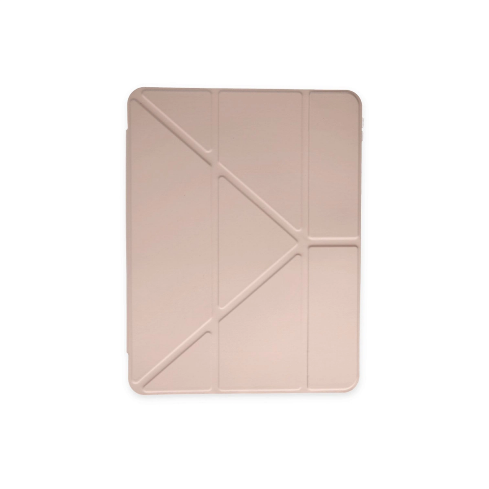 Samsung Galaxy T870 Tab S7 11 Kılıf Kalemlikli Mars Tablet Kılıfı - Rose Gold