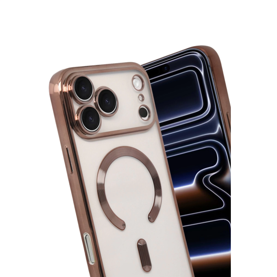 İphone 17 Pro Kross Magneticsafe Kapak - Çöl Titanyum