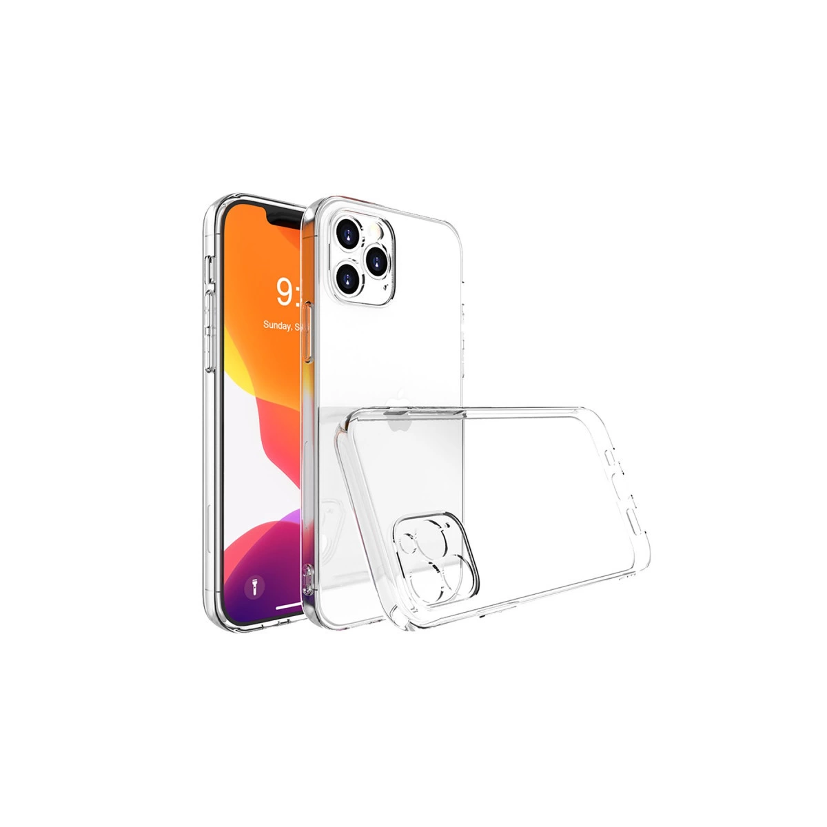 İphone 15 Pro Max Kılıf Lüx Şeffaf Silikon