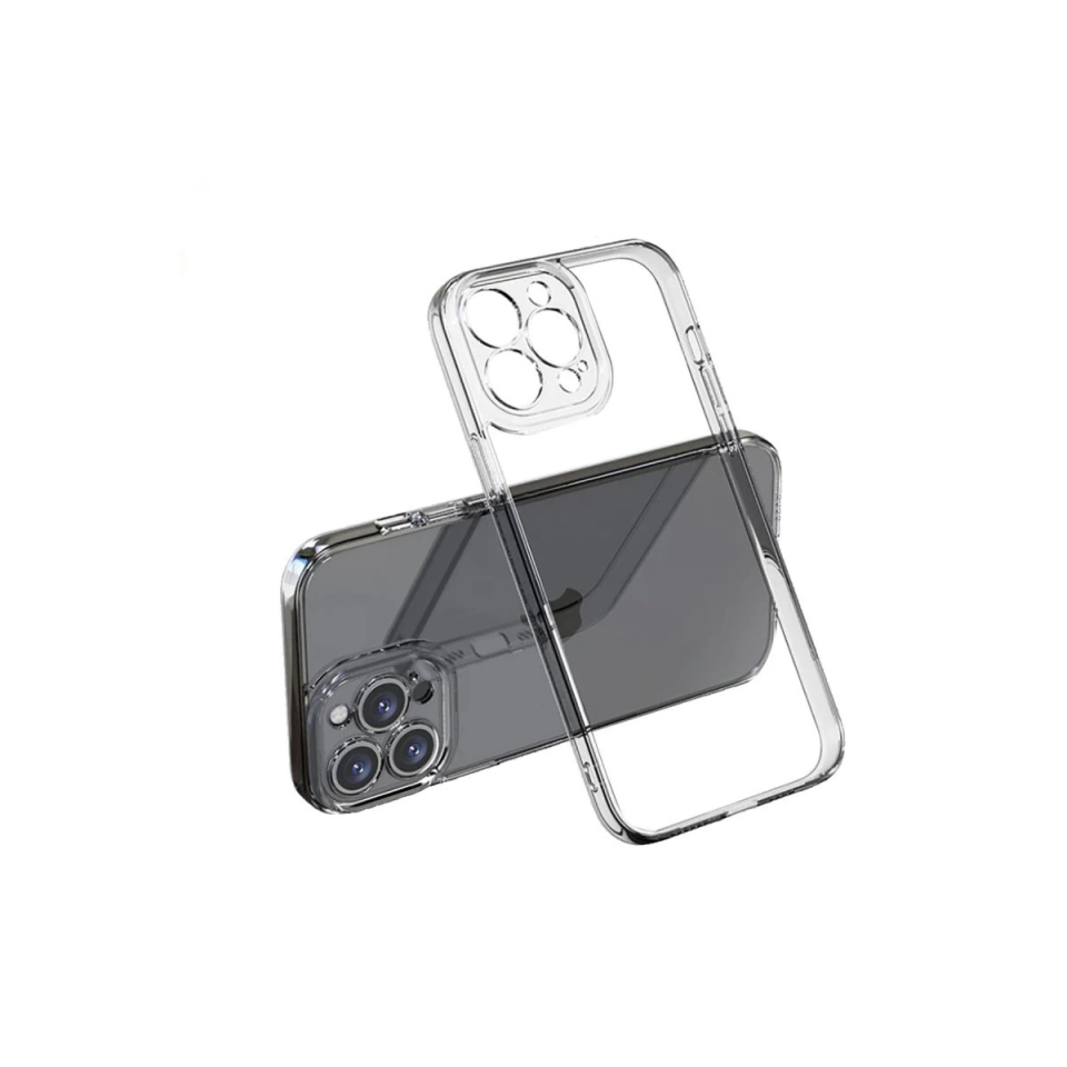 İphone 15 Pro Max Kılıf Lüx Şeffaf Silikon
