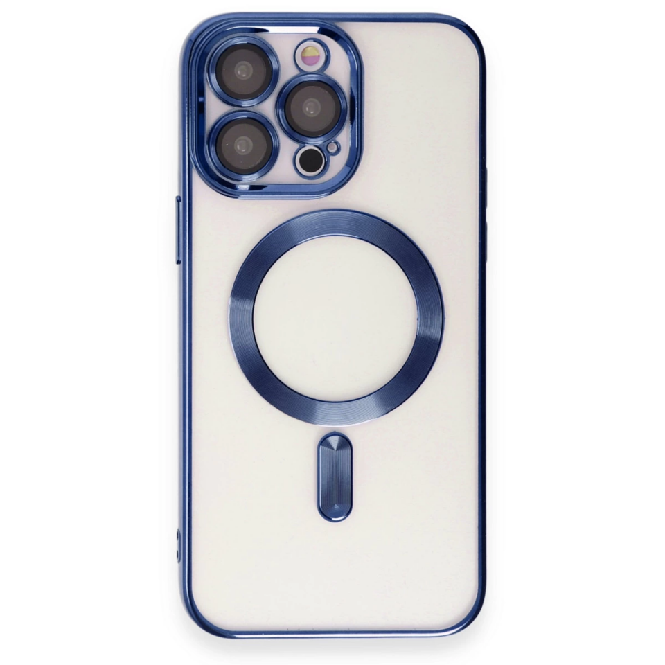 İphone 15 Pro Max Kılıf Kross Magneticsafe Kapak - Lacivert