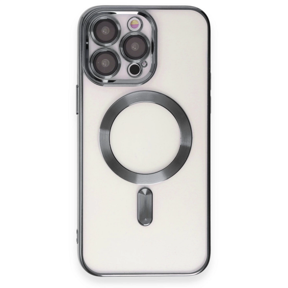 İphone 15 Pro Max Kılıf Kross Magneticsafe Kapak - Titan Gri