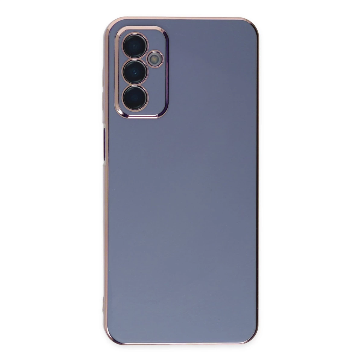 Samsung Galaxy M23 Kılıf Volet Silikon - Mavi