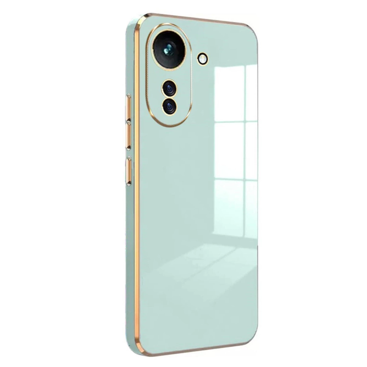 Xiaomi Redmi 13c Kılıf Volet Silikon - Açık Yeşil