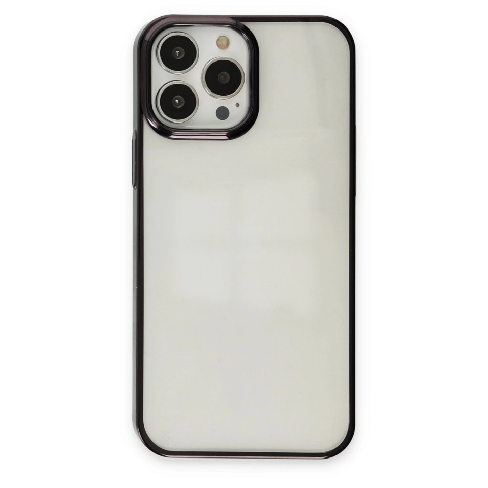 İphone 14 Pro Max Kılıf Element Silikon - Siyah
