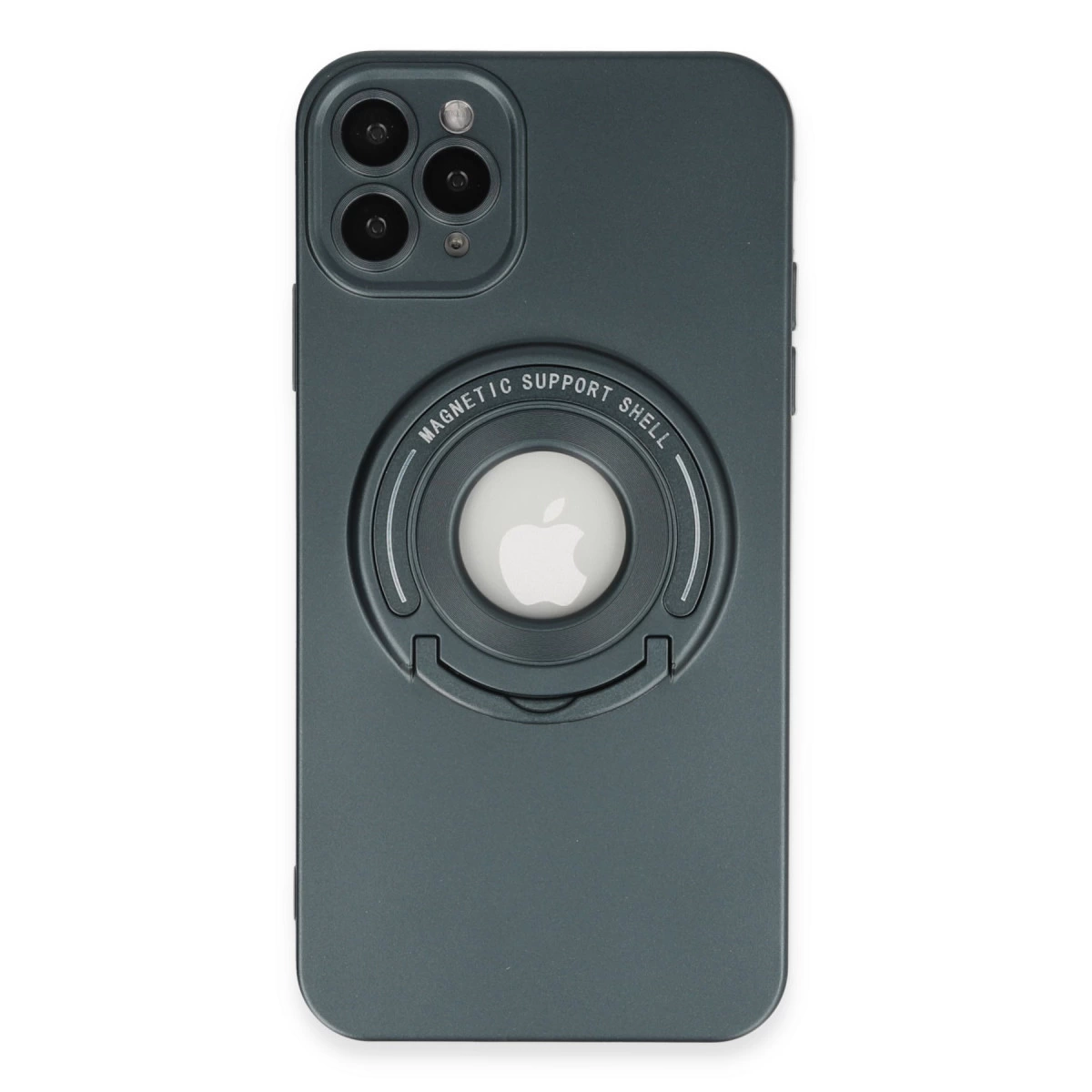 İphone 12 Pro Max Kılıf Lukka Magneticsafe Kapak - Koyu Yeşil