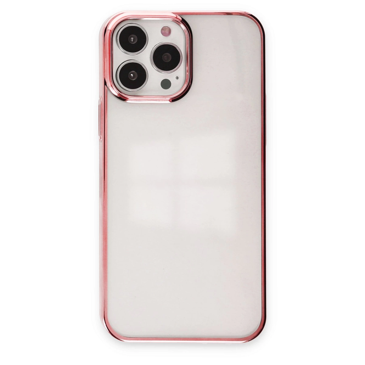İphone 14 Pro Max Kılıf Element Silikon - Pembe