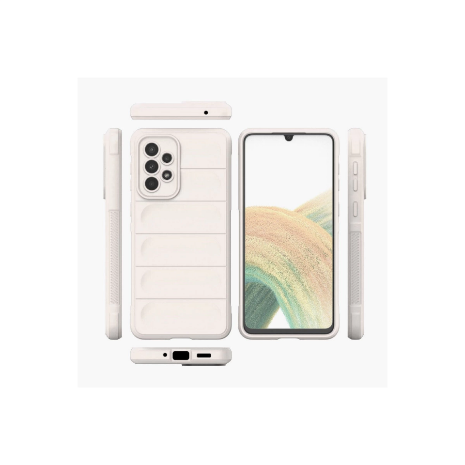 Samsung Galaxy A33 5g Kılıf Optimum Silikon - Krem