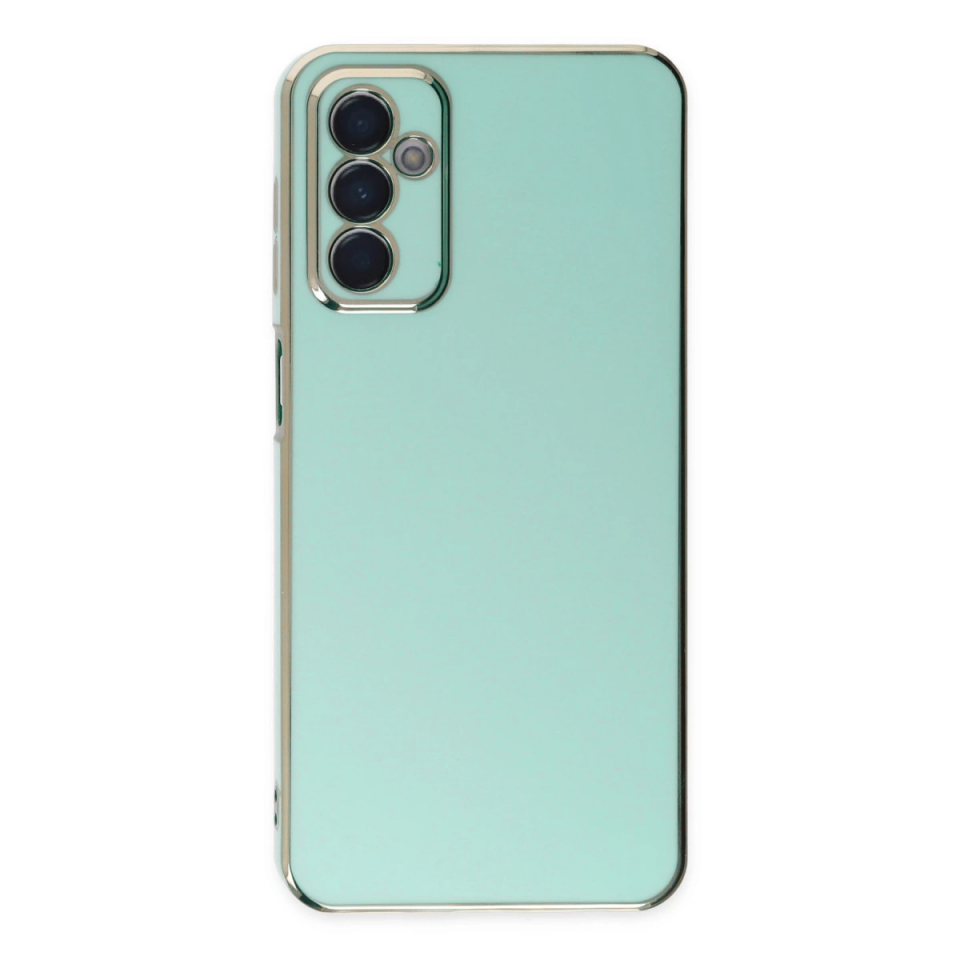 Samsung Galaxy M23 Kılıf Volet Silikon - Açık Yeşil