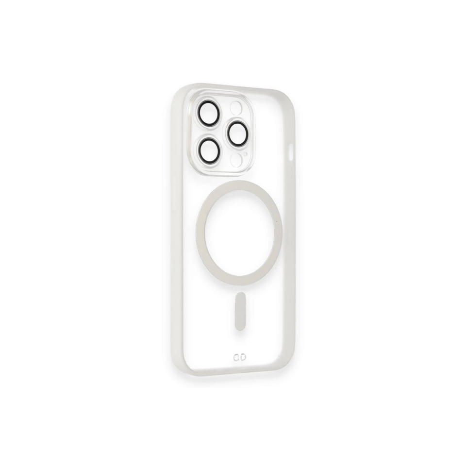 İphone 14 Pro Kılıf Grand Magneticsafe Kapak - Beyaz