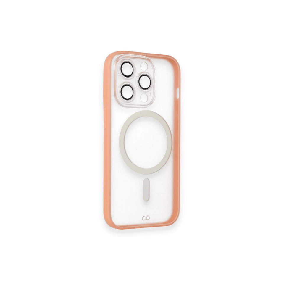 İphone 14 Pro Kılıf Grand Magneticsafe Kapak - Pembe