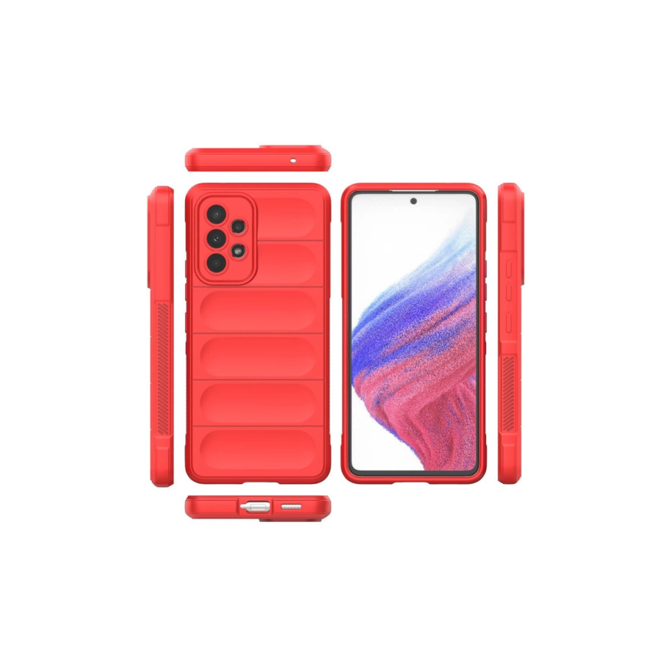 Samsung Galaxy A53 5g Kılıf Optimum Silikon - Kırmızı