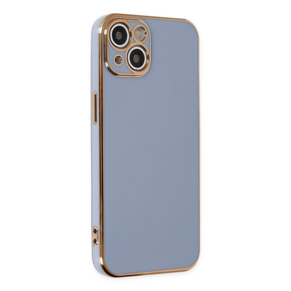 İphone 14 Kılıf Volet Silikon - Mavi